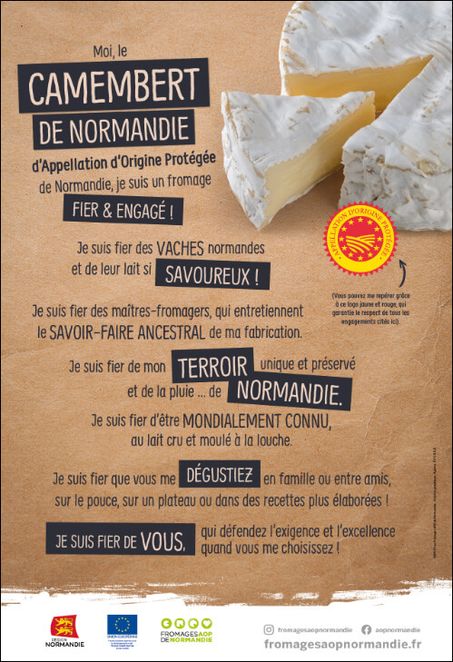 Affiche Camembert de Normandie